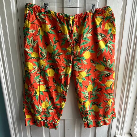 Printfresh Lemon Zest Pajama Bottoms Pants in Marmalade - Picture 2 of 8